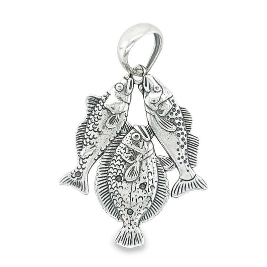 D947 Texas Grand Slam Fish Pendant