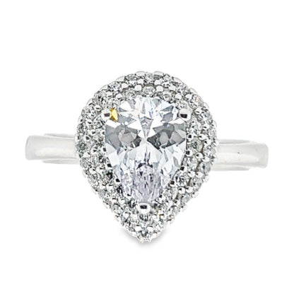 R535 Drop CZ Ring