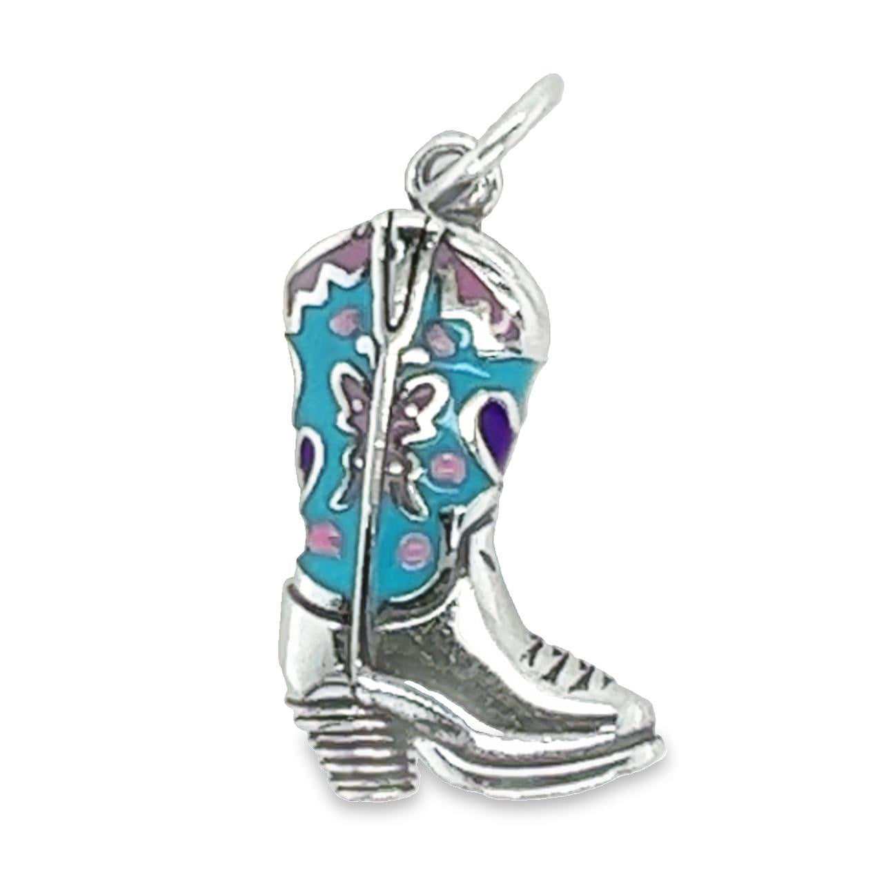 Blue Boot Pendant