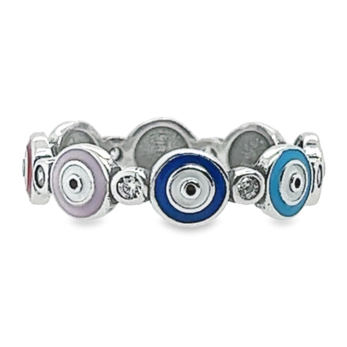 R226 Multicolor Eyes Ring