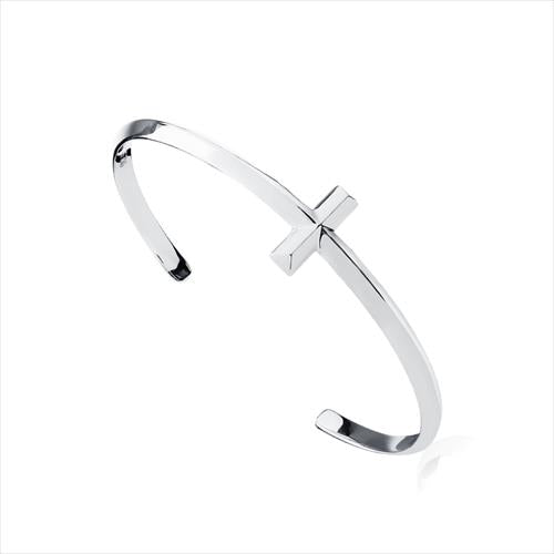 M505 Cross Bangle Bracelet