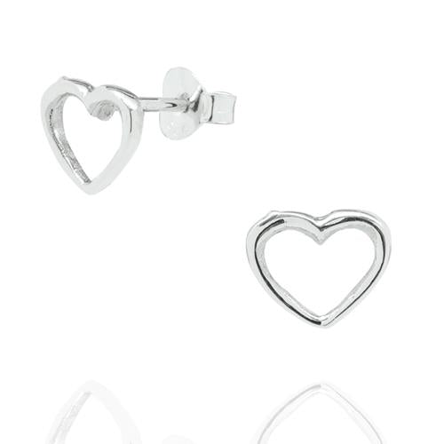 A903 Heart Post Earrings