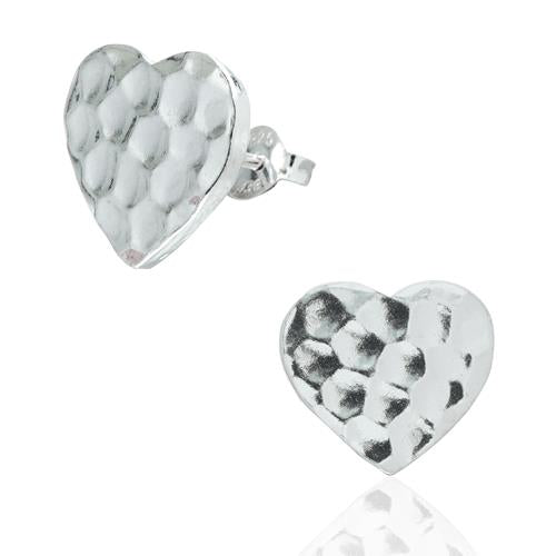 A899 Heart Post Earrings