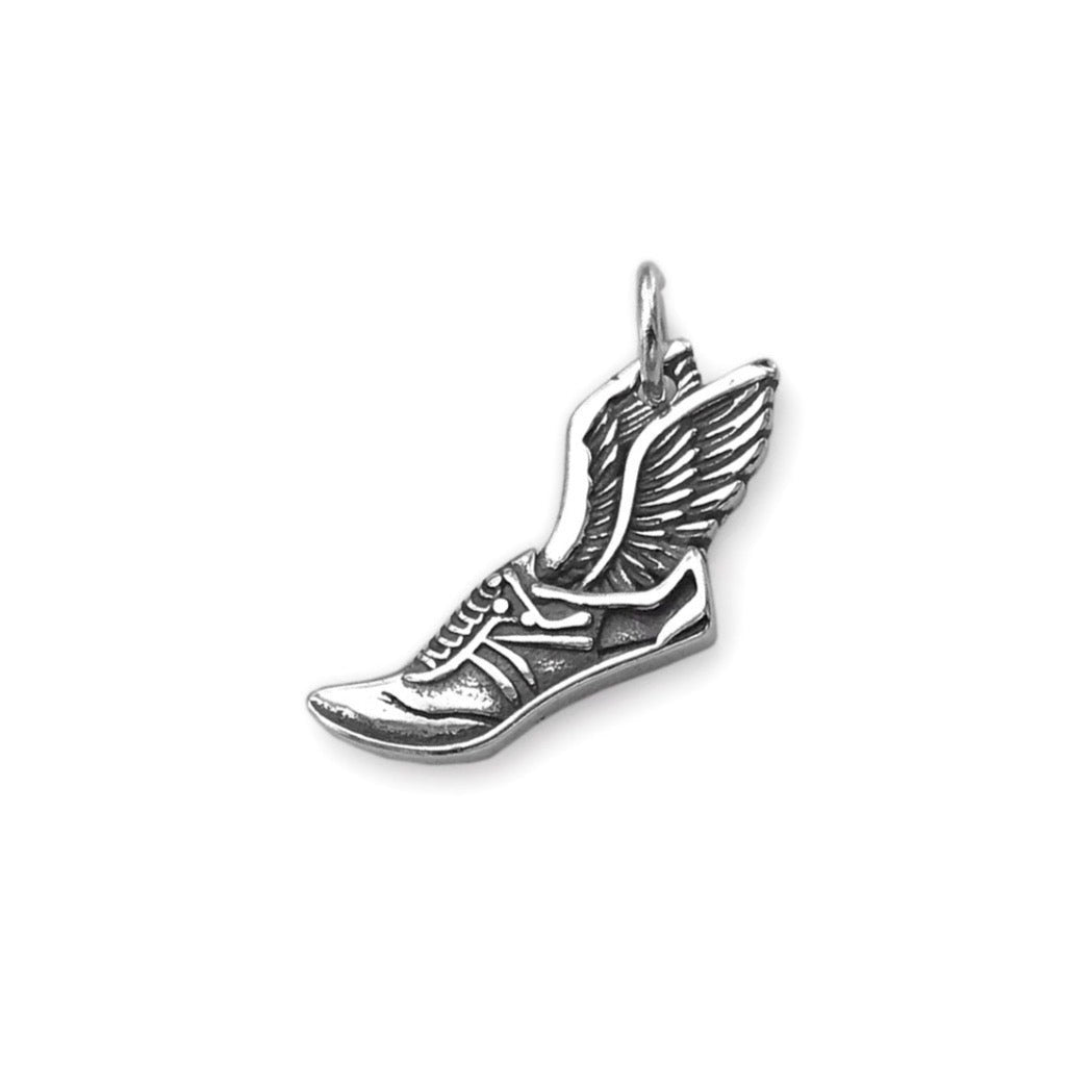 D1956 Running Shoe Wing Pendant