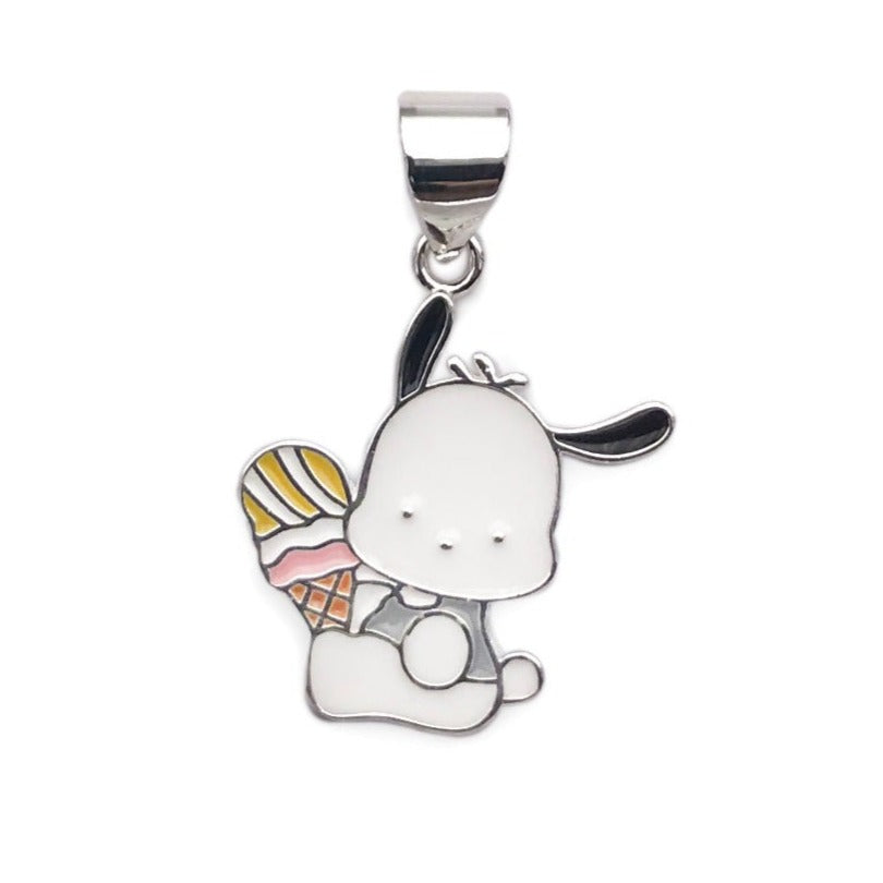 D1973 Dog With Ice Cream Pendant