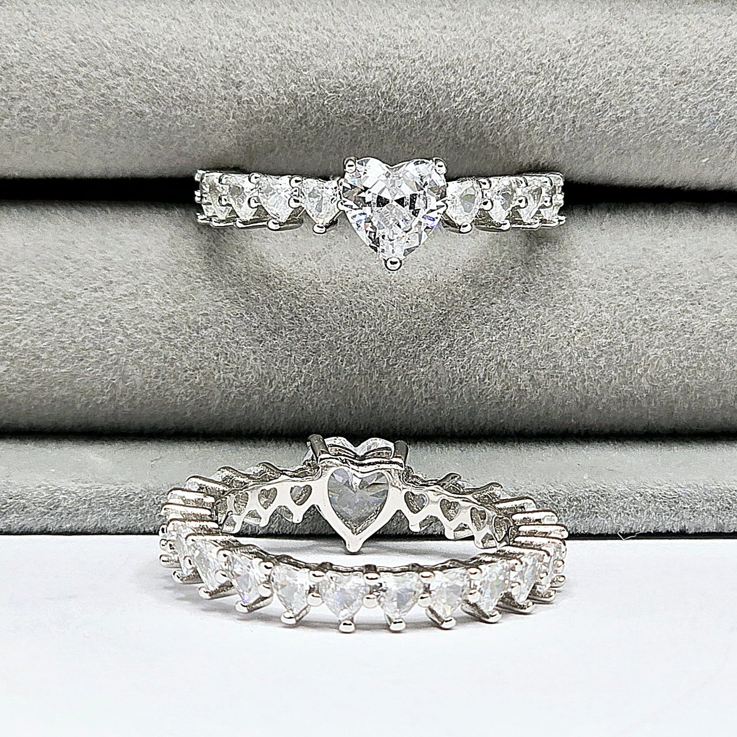 R940 Heart Eternity Ring