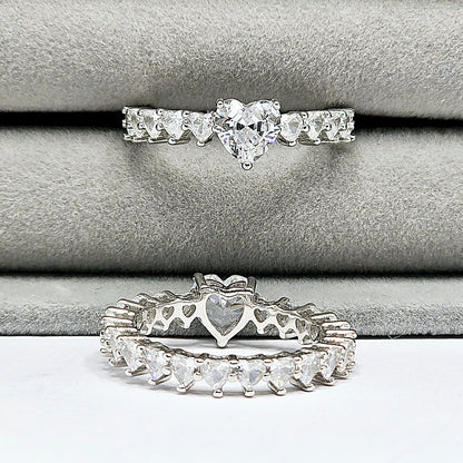 R940 Heart Eternity Ring