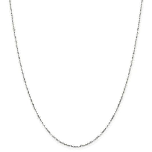 CA217 Rolo Chain Necklace 1mm