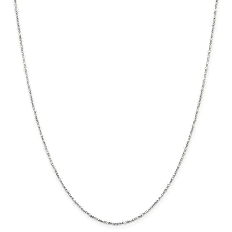 CA203 small Rolo Chain Necklace 1mm