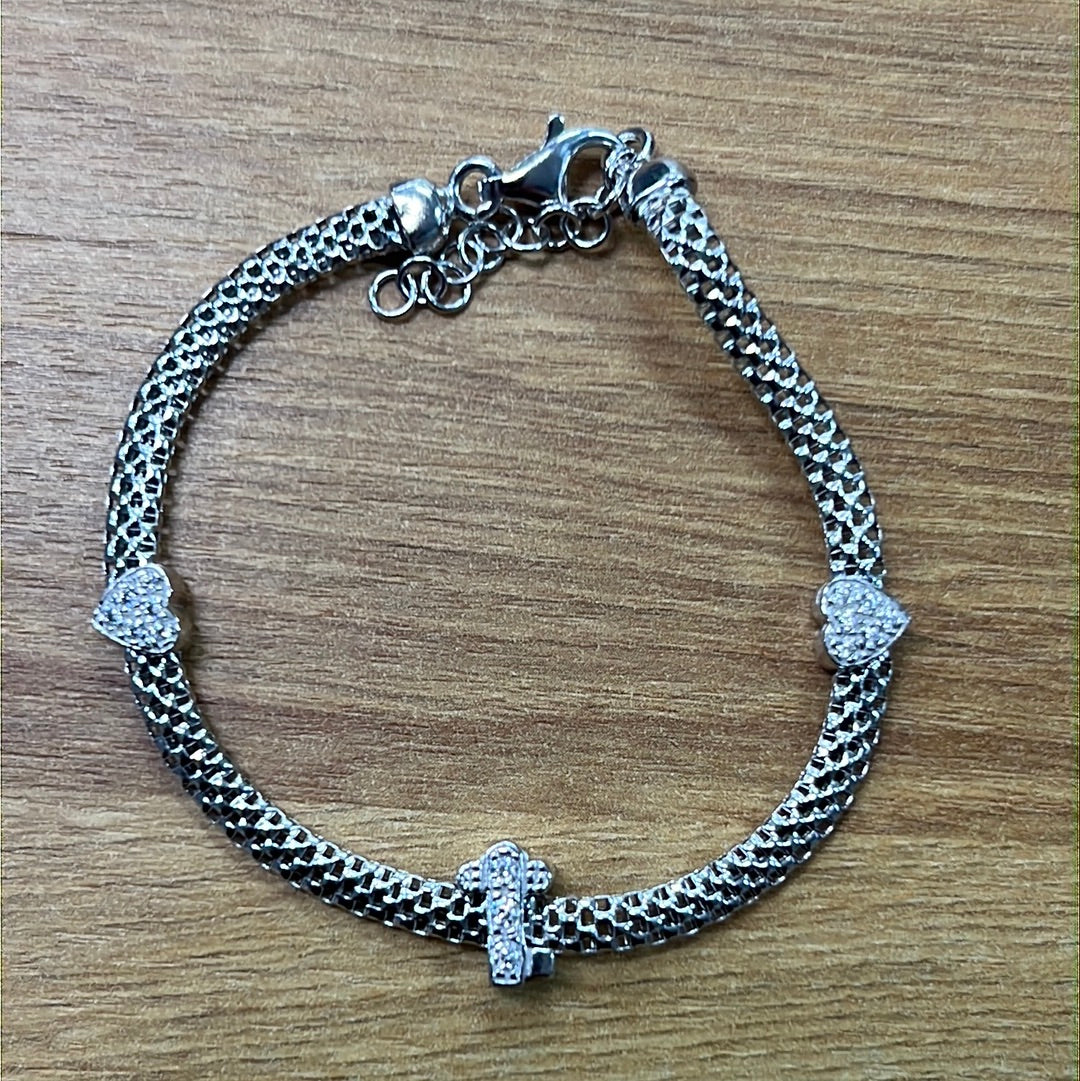 M394 key Heart Bracelet