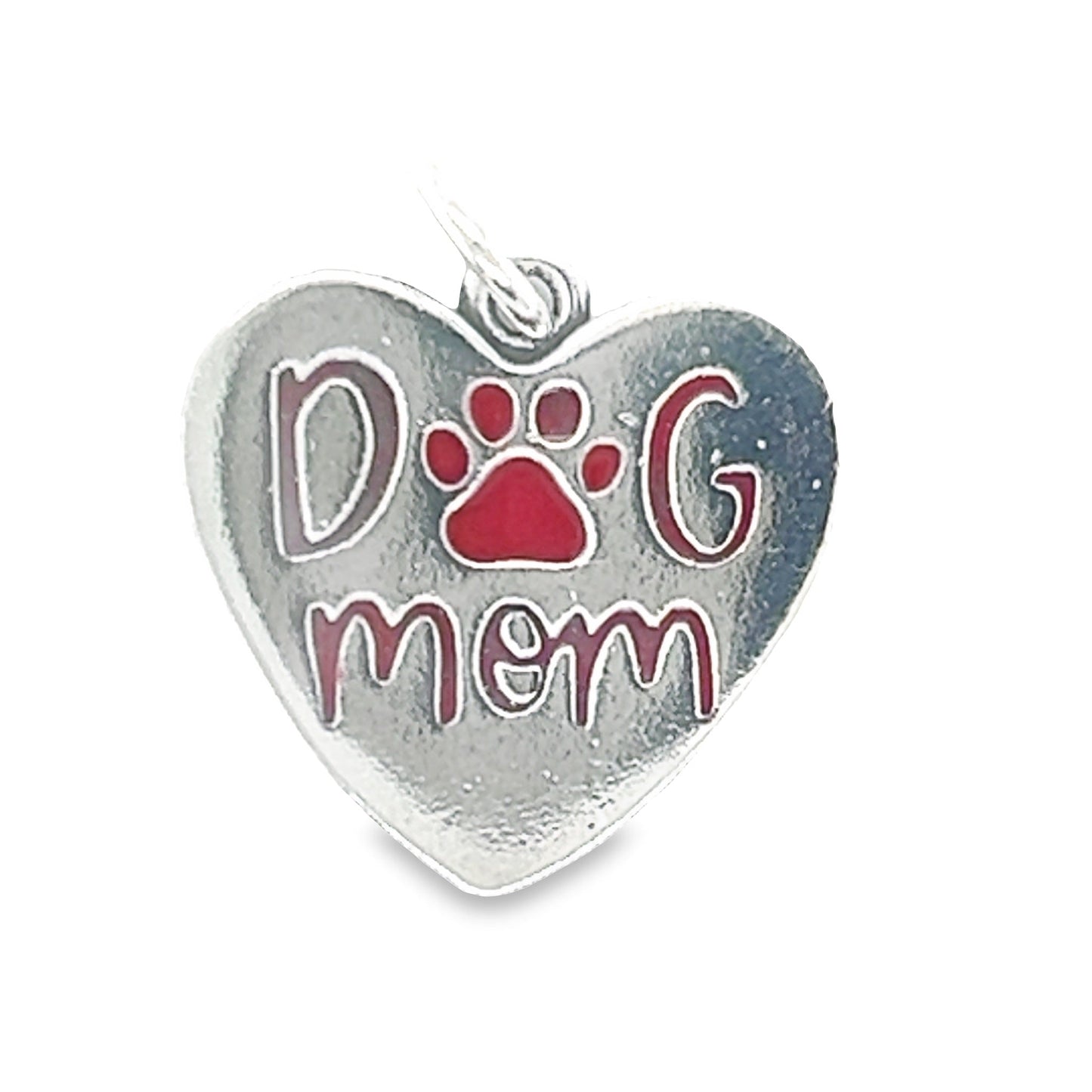 D1522 Dog Mom Heart Pendant